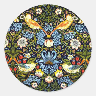 Morris - Erdbeerdieb, Runder Aufkleber