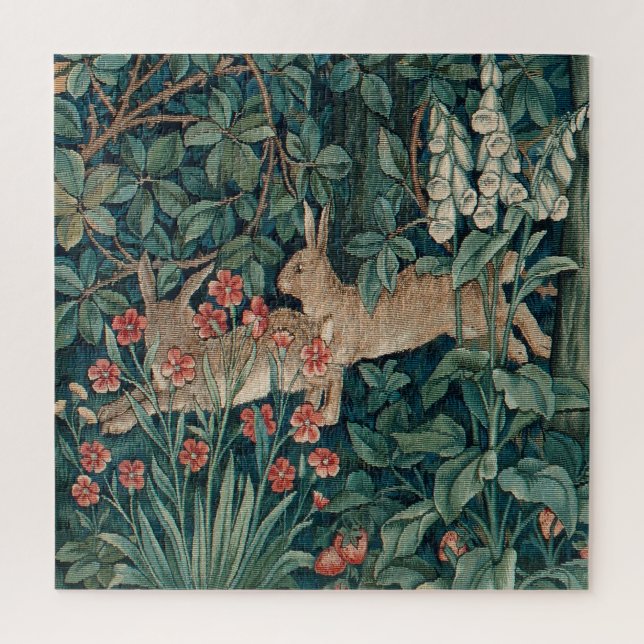Morris Forest Rabbits Jigsaw Puzzle (Vertikal)