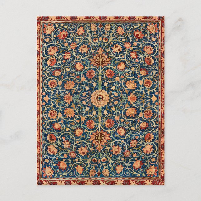 Morris - Holland Park, Vintages Teppichdesign Postkarte (Vorderseite)