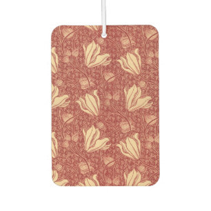 Morris Inspirierte Lilien-Blumen-Botanische Rote T Autolufterfrischer