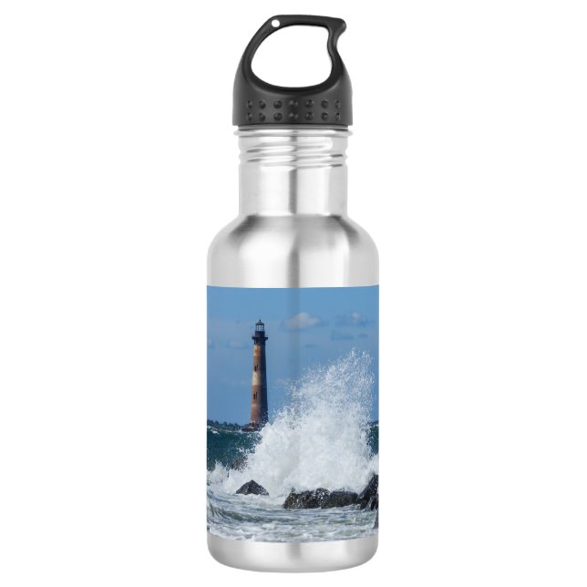 Morris Island Leuchtturm Splash Water Flasche Edelstahlflasche (Vorderseite)