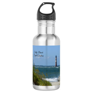 Morris Island Leuchtturm Wasserflasche