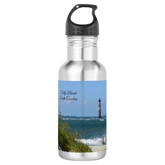 Morris Island Leuchtturm Wasserflasche (Vorderseite)