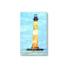 Morris Island Lighthouse Oil on Leinwand