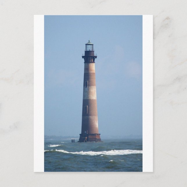 Morris Island Lighthouse Postkarte (Vorderseite)