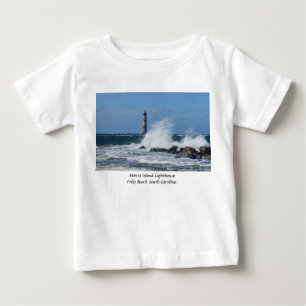Morris Island Lighthouse Splash Baby T-shirt