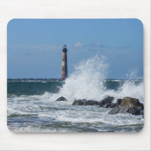 Morris Island Lighthouse Splash Mousepad