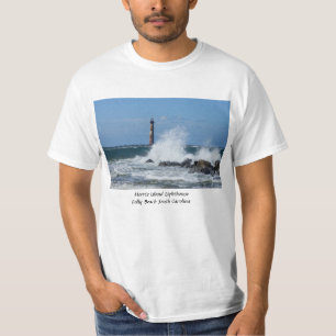 Morris Island Lighthouse Splash T-Shirt