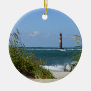Morris Island Lighthouse Walkway Keramikornament