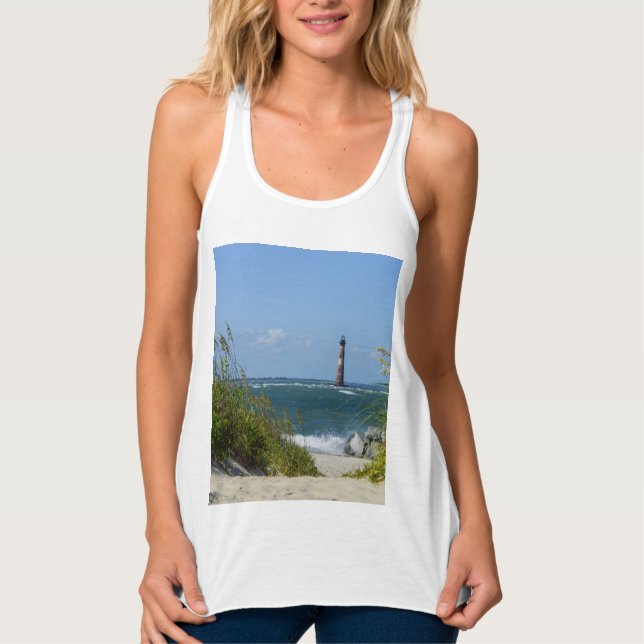 Morris Island Lighthouse Walkway Tank Top (Vorderseite)