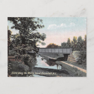 Morris-Kanal, Bloomfield, New Jersey, Vintage Postkarte