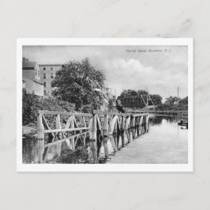 Morris-Kanal, Boonton, New Jersey Vintage Postkarte