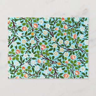 Morris - Kleber, Vintages Blumenmuster Postkarte