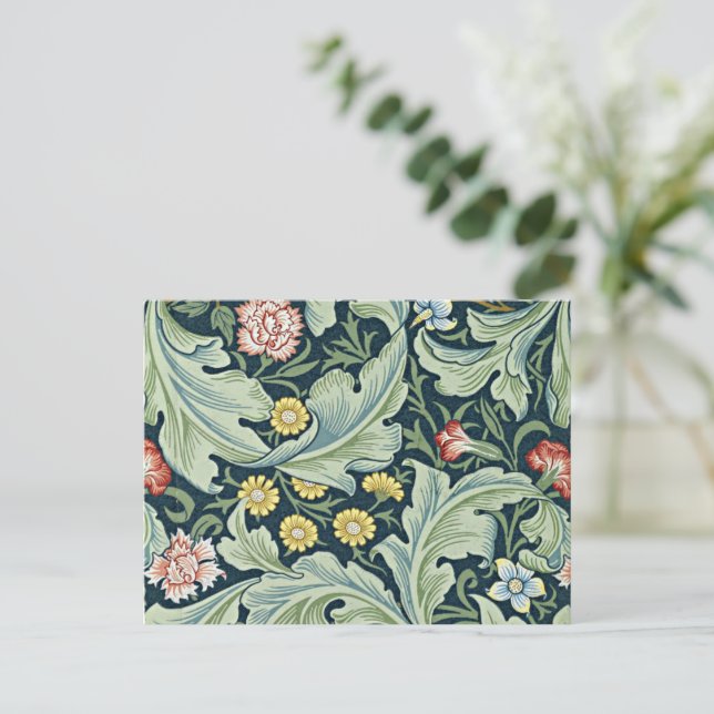 Morris - Leicester, ein William Morris-Design, Postkarte (Stehend Vorderseite)