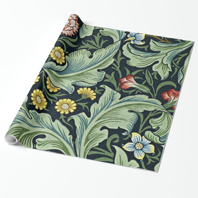 Morris - Leicester, Vintages Muster Geschenkpapier (Ungerollt)