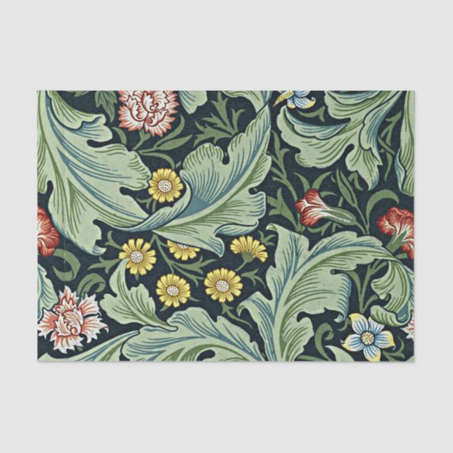 Morris - Leicester, Vintages Muster Seidenpapier (Vorderseite)