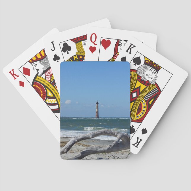 Morris Leuchtturm und Baum bleiben Spielkarten (Rückseite)