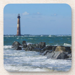 Morris Lighthouse Folly Beach Getränkeuntersetzer