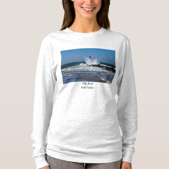 Morris Lighthouse Splash Long Sleeve T - Shirt (Vorderseite)