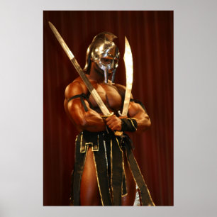 Morris Mendez als der Gladiator Poster