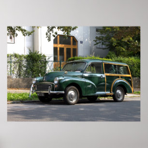 Morris Minor 1000 Reisender Poster