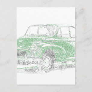 Morris Minor (Biro) Postkarte
