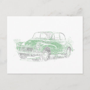 Morris Minor (Biro) Postkarte
