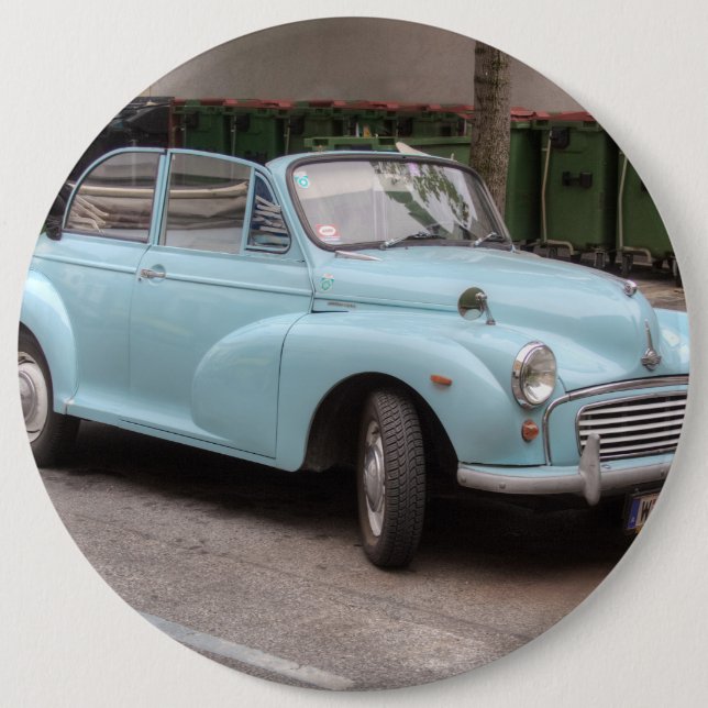 Morris Minor Cabrio-Tourer Button (Vorderseite)