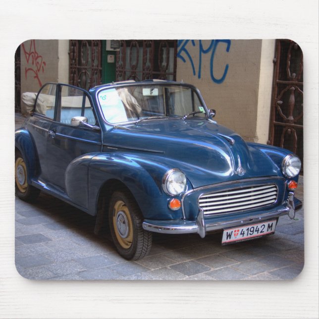 Morris Minor Convertible Tourist Mousepad (Vorne)