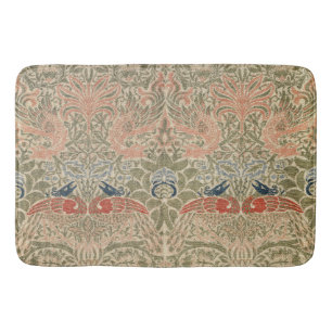 Morris - Muster für Vintage Peacock- und Dragon-Bl Badematte