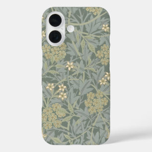 Morris Rebe und Jasmingarten-Blumen-Klassiker iPhone 16 Hülle
