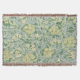 Morris Rebe und Jasmingarten-Blumen-Klassiker Decke