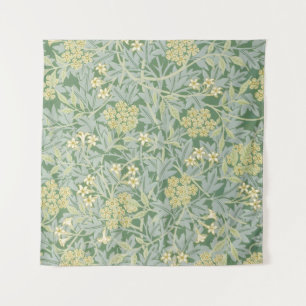 Morris Rebe und Jasmingarten-Blumen-Klassiker Wandteppich