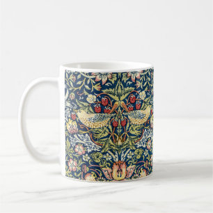 Morris Strawberry Thief Gelb Elfenbein Schieferbla Kaffeetasse