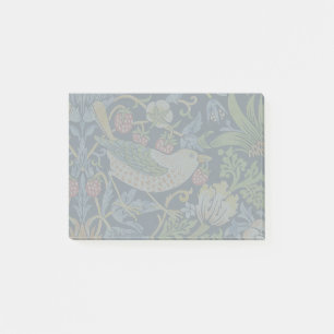Morris Strawberry Thief Navy Blau Vintage Fine Art Post-it Klebezettel