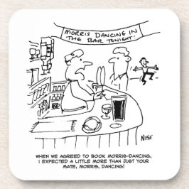 Morris Tanzen in Pub. Traditionelles Morris-Tanzen Getränkeuntersetzer