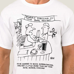 Morris Tanzen in Pub. Traditionelles Morris-Tanzen T-Shirt