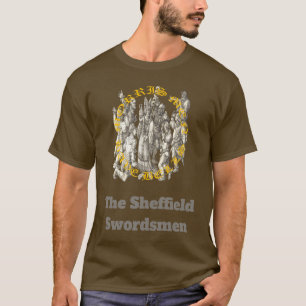 Morris-Tänzer haben Glocken Mittelalterliche Kunst T-Shirt