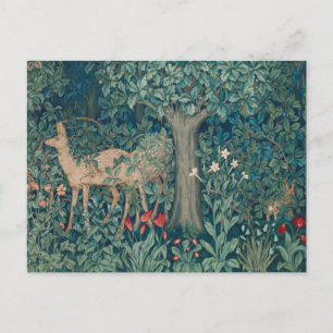 Morris Tapestry Hirsch Arts and Crafts Postkarte