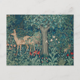 Morris Tapestry Hirsch Arts and Crafts Postkarte