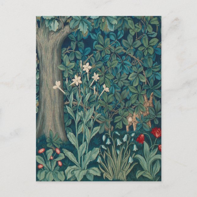 Morris Tapestry Nicotiana Arts and Craft Postcard Postkarte (Vorderseite)
