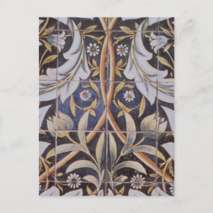 Morris tiles de Morgan Postkarte