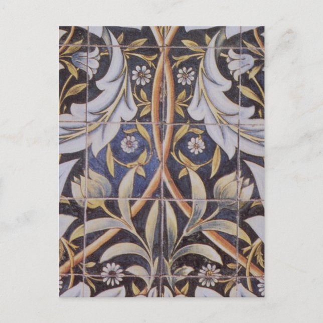 Morris tiles de Morgan Postkarte (Vorderseite)