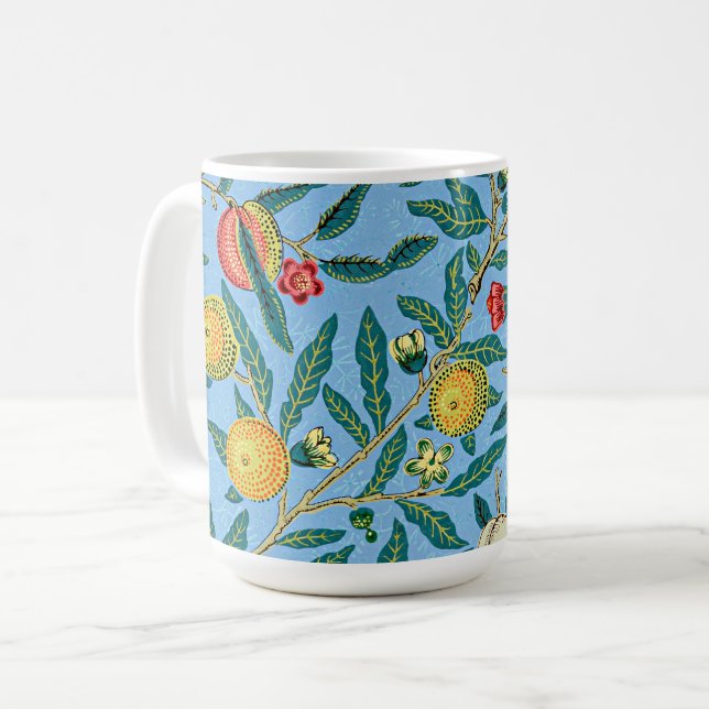Morris - Vier Früchte, beliebtes Muster, Kaffeetasse (Vorderseite Links)