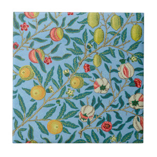 Morris - Vier Früchte Keramikfliese