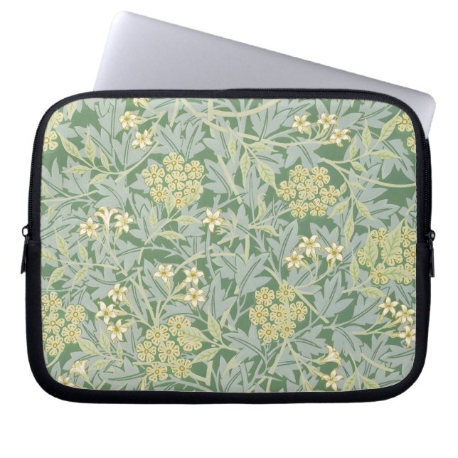 Morris Vine & Jasmine Garden Blume Classic Laptopschutzhülle (Vorderseite)