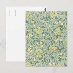Morris Vine & Jasmine Garden Blume Classic Postkarte