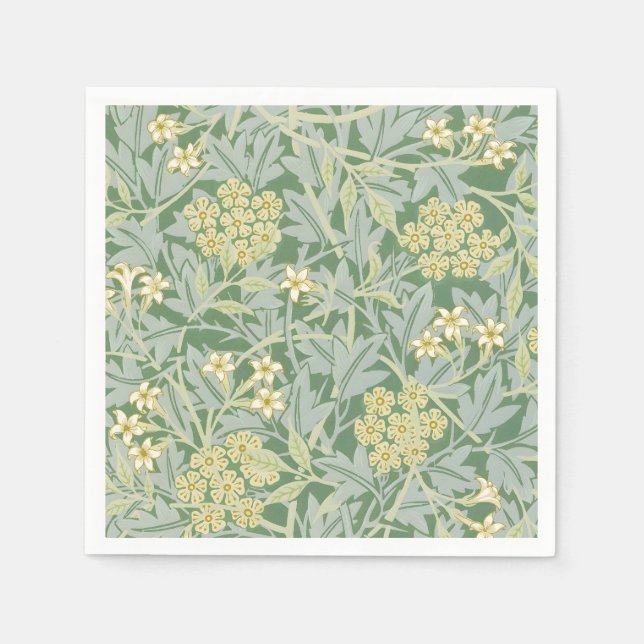 Morris Vine & Jasmine Garden Blume Classic Serviette (Vorderseite)