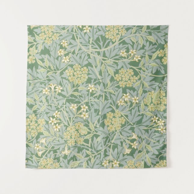 Morris Vine & Jasmine Garden Blume Classic Wandteppich (Vorderseite)