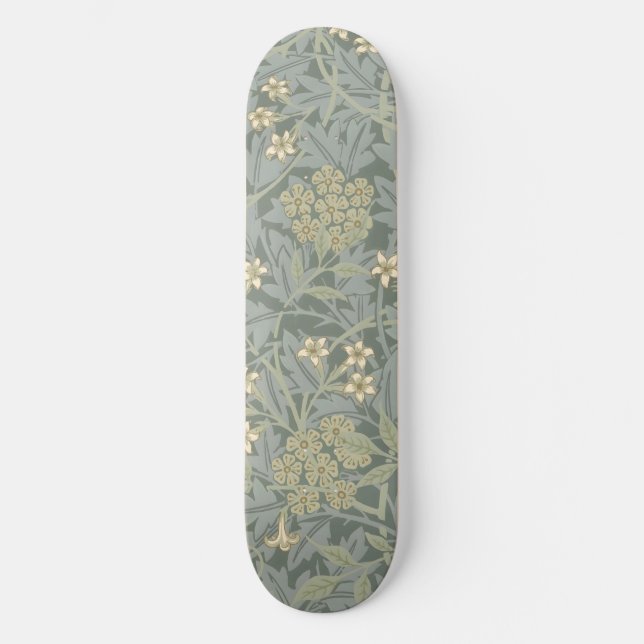 Morris Vine & Jasmine Garden Flower Classic Skateboard (Vorderseite)